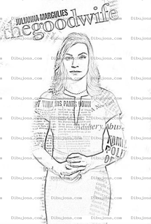 Dibujo para colorear The Good Wife coloring page