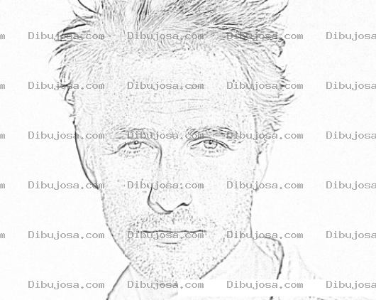 Dibujo para colorear Matthew Mcconaughey Coloring Page