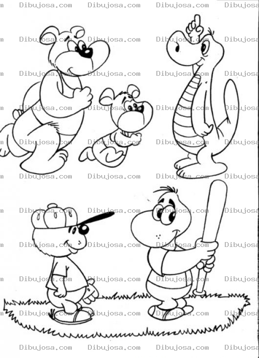 Dibujo para colorear Colorear Animales Deportistas