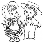 Dibujo para colorear Colorear Granjeritos