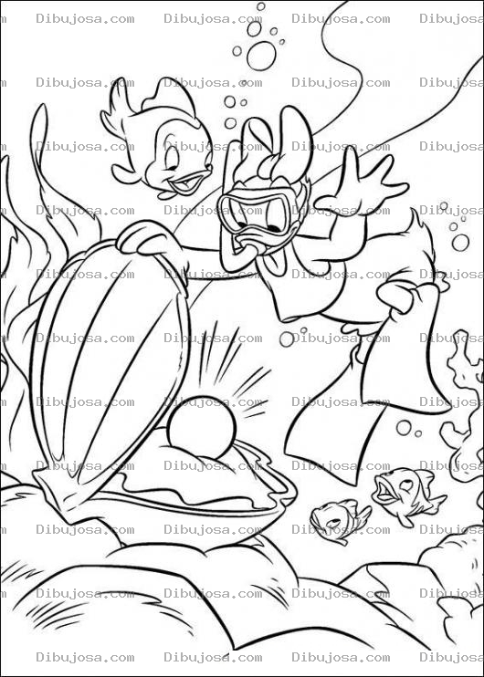 Dibujo para colorear Colorear a Mimi en el mar