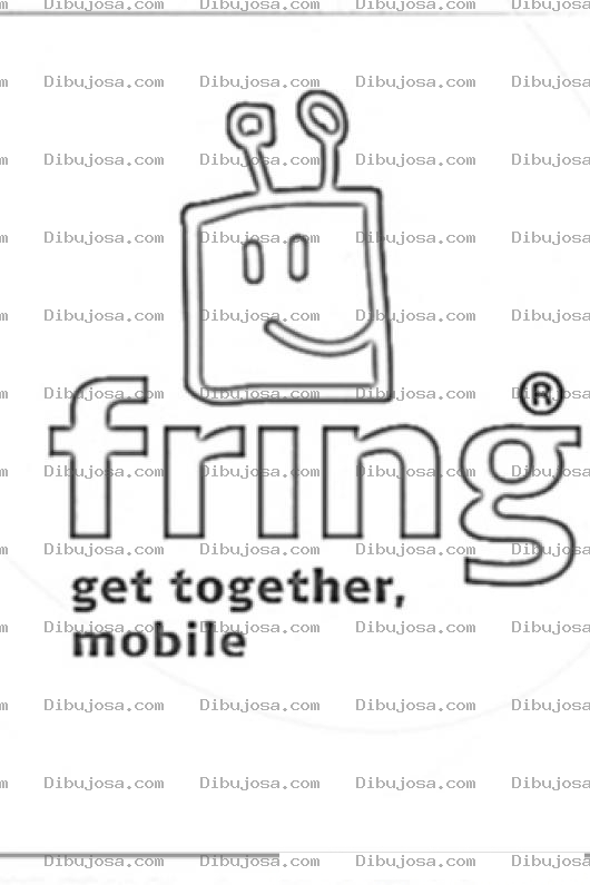 Dibujo para colorear Fring Online Coloring Page Logo Para Colorear
