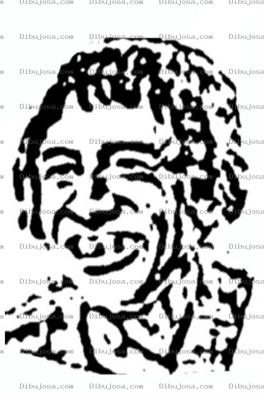 Dibujo para colorear Aniceto Porsisoca Comediante De El Salvador Para Colorear Y Pintar