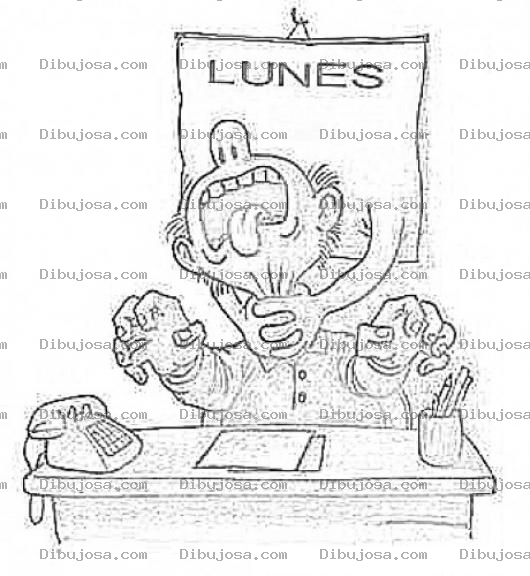 Dibujo para colorear Lunes Para Colorear