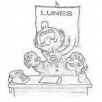 Dibujo para colorear Lunes Para Colorear