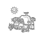 Dibujo para colorear La Casona De Mama El Mejor Colegio Bilingue Preescolar De Guatemala Dibujo Para Colorear Y Pintar