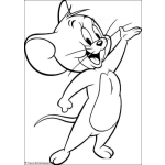 Dibujo para colorear Colorear al ratoncito Jerry