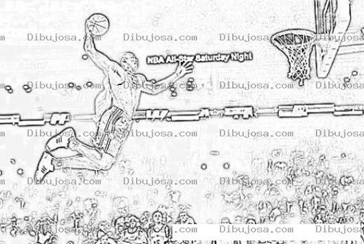 Dibujo para colorear Nba Superman Dwight Howard Coloring Page