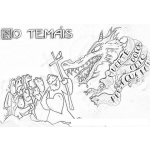 Dibujo para colorear Con Cristo No Hay Temor Dibujo Para Colorear