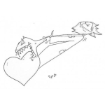 Dibujo para colorear Jesus Es El Unico Que Puede Quitar El Mal Del Corazon Dibujo Para Colorear