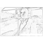 Dibujo para colorear Dibujo De Jean Anleu Pionero De Twitter Guatemala Para Pintar Y Colorear