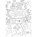 Dibujo para colorear Art Attack Coloring Page Para Pintar Y Colorear