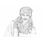 Dibujo para colorear Gretchen Bleiler Coloring Page Para Pintar Y Colorear Online