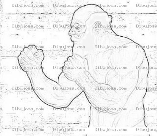 Dibujo para colorear Dibujo De Kimbo Slice Para Pintar Y Colorear