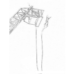 Dibujo para colorear Salto En Bunjee Para Pintar Y Colorear El Salto Del Bongee Bonji Bonyi Vonlli
