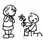 Dibujo para colorear Declaracion De Amor Para Pintar Y Colorear