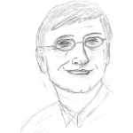 Dibujo para colorear Dibujo De Bill Gates Para Pintar Y Colorear
