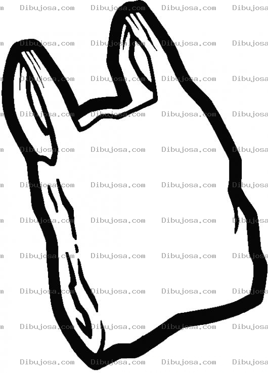 Dibujo para colorear Bolsa De Supermercado Para Pintar Y Colorear