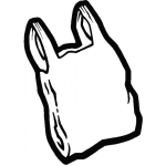 Dibujo para colorear Bolsa De Supermercado Para Pintar Y Colorear