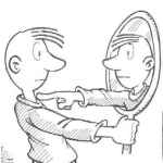 Dibujo para colorear Espejito Espejito Quien Es El Mas Bonito Dibujo De Un Vanidoso Para Colorear