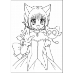 Dibujo para colorear La Princesa De Picachu Para Colorear