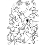 Dibujo para colorear Dibujo Del Gato Del Sombrero Magico Para Pintar Y Colorear