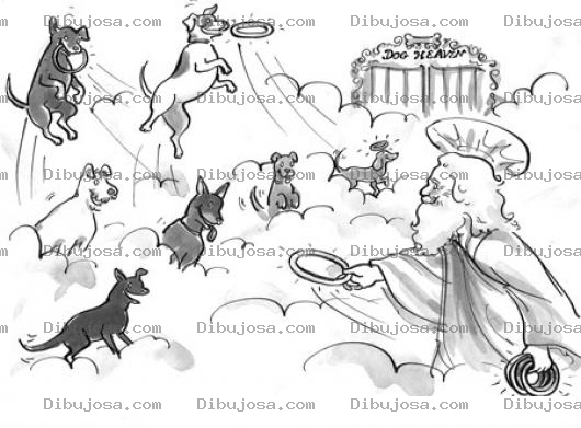 Dibujo para colorear El Paraiso De Los Perros Para Pintar Y Colorear