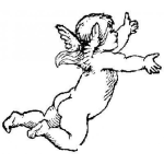 Dibujo para colorear Bebe Angelito Para Colorear