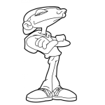 Dibujo para colorear Dibujo De Muchacho Orgulloso Y Creido Para Pintar Y Colorear