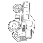Dibujo para colorear Dibujo De Camion Tonka Para Colorear