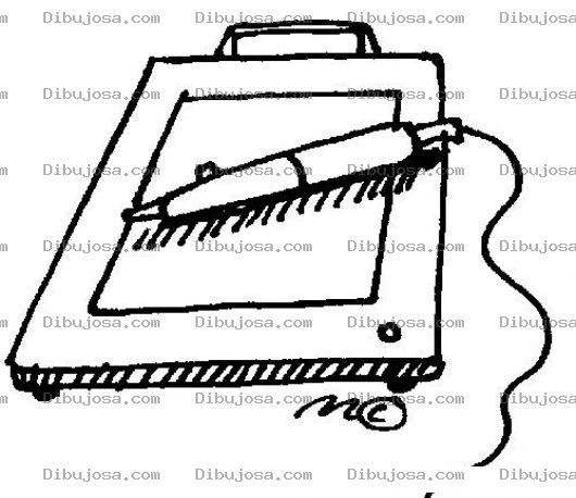 Dibujo para colorear Dibujo De Tableta Joojoo Para Pintar Y Colorear