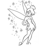 Dibujo para colorear Dibujo De Tinckle Bell Para Pintar Y Colorear A Tinkelbel