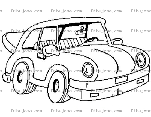 Dibujo para colorear Dibujo De Coche Deportivo Viejo Para Colorear