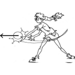 Dibujo para colorear Dibujo Para Representar La Energia Cinetica
