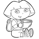 Dibujo para colorear Dora La Exploradora Para Colorear A Doraexploradora E Imprimir A Doralaexploradora