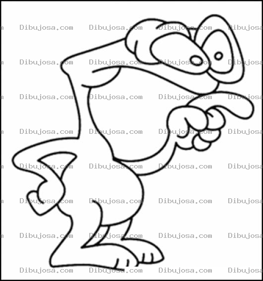 Dibujo para colorear Colorear A Un Marciano Acusando Con Su Dedo Indice Diciendo Tu Fuiste
