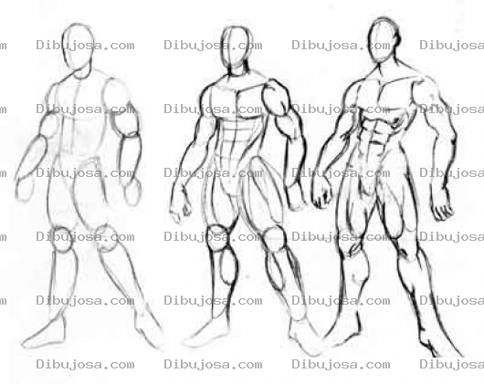Dibujo para colorear Como Dibujar A Un Hombre Pasos Para Dibujar Un Cuerpo Humano Dibujo Para Colorear