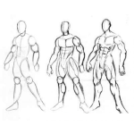 Dibujo para colorear Como Dibujar A Un Hombre Pasos Para Dibujar Un Cuerpo Humano Dibujo Para Colorear