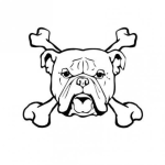 Dibujo para colorear Peligro Cuidado Con El Perro Dibujo Para Pintar Y Colorear Un Cartel