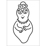 Dibujo para colorear Barbamama colorear