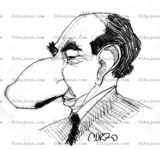 Dibujo para colorear Dibujo De Hombre Narigon Para Colorear Nariz Grande Narizon Cirano De Beryerac