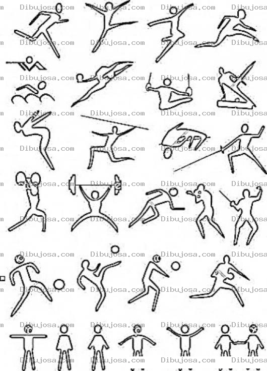 Dibujo para colorear Dibujos Olimpicos Para Pintar Y Colorear Iconos De Olimpiadas
