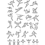Dibujo para colorear Dibujos Olimpicos Para Pintar Y Colorear Iconos De Olimpiadas