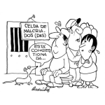 Dibujo para colorear Celda De Malcriados Para Colorear