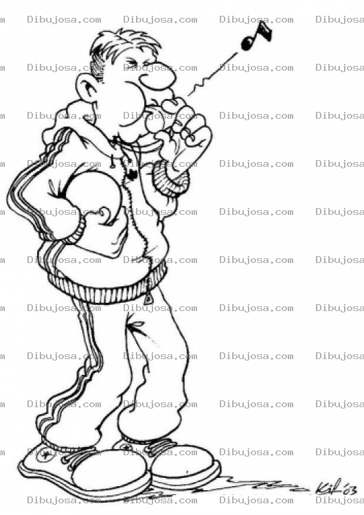 Dibujo para colorear Maestro De Educacion Fisica Para Pintar Y Colorear