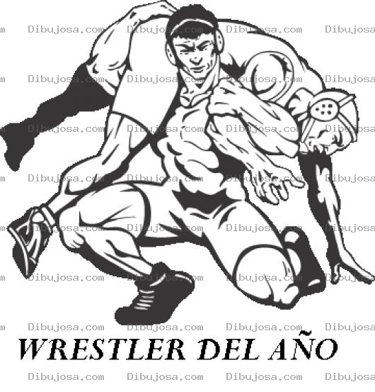 Dibujo para colorear Dibujo De Lucha Libre Para Pintar Y Colorear