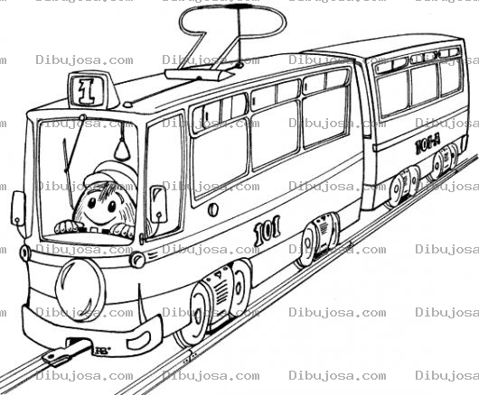Dibujo para colorear Colorear Tren Dibujos De Trenes Para Pintar Y Colorear