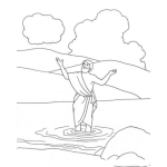 Dibujo para colorear Colorear a Juan el Bautista