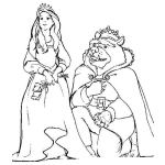 Dibujo para colorear La Bella Y La Bestia Para Colorear Y Pintar