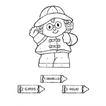 Dibujo para colorear Dibujo Para Colorear Por Numeros